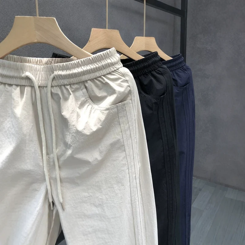 Herren Sportliche Freizeit-Hose mit elastischem Bund Nord Taschen