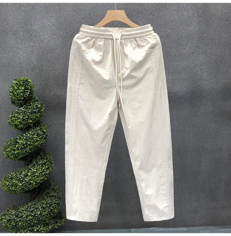 Herren Sportliche Freizeit-Hose mit elastischem Bund Nord Taschen