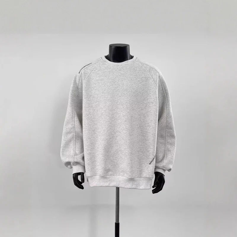 Herren Modischer Sweatshirt mit Schulter-Patch-Design Nord Taschen