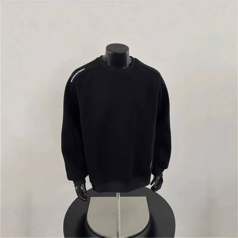 Herren Modischer Sweatshirt mit Schulter-Patch-Design Nord Taschen