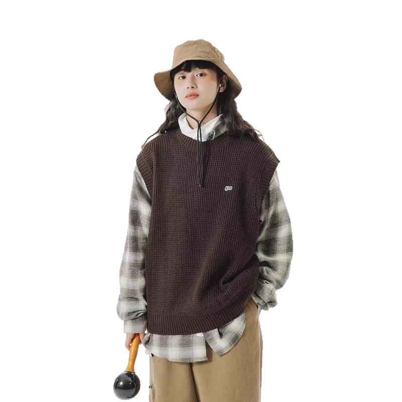 Herren Modischer ärmelloser Pullover Nord Taschen