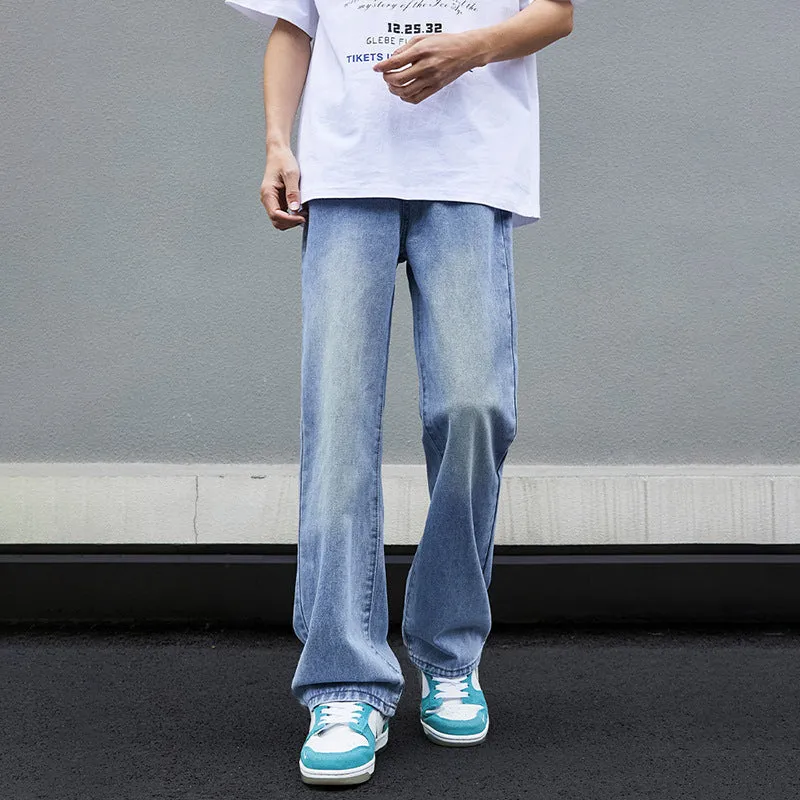 Herren Modische Wide-Leg Jeans Nord Taschen