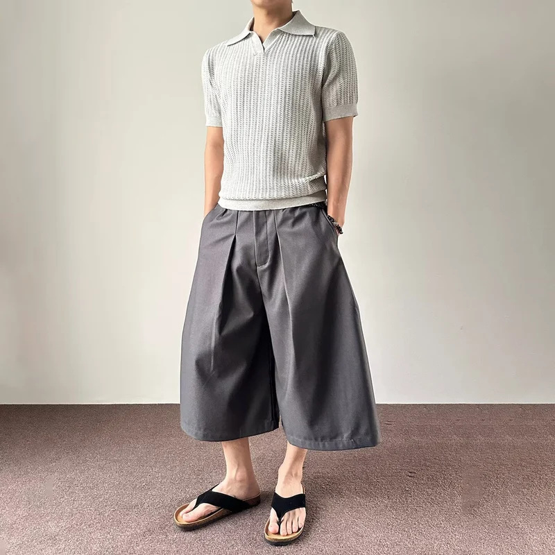 Herren modische Strick-Polo mit Grafiken Nord Taschen