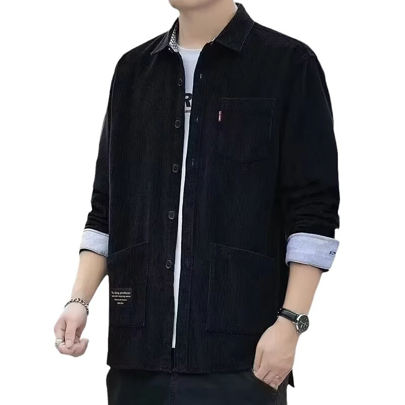 Herren modische Cordjacke Nord Taschen