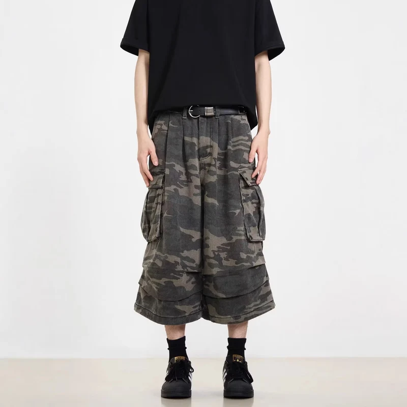 Herren Modische Cargoshorts mit weitem Schnitt Nord Taschen