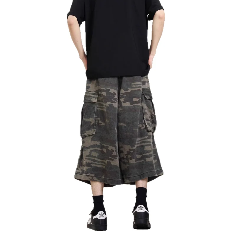 Herren Modische Cargoshorts mit weitem Schnitt Nord Taschen