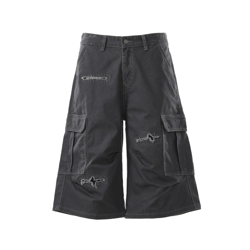 Herren Modische Cargo-Shorts mit weitem Schnitt und praktischen Taschen Nord Taschen
