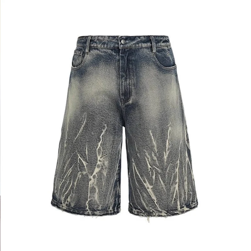 Herren modische Baggy-Shorts im Used-Look Nord Taschen