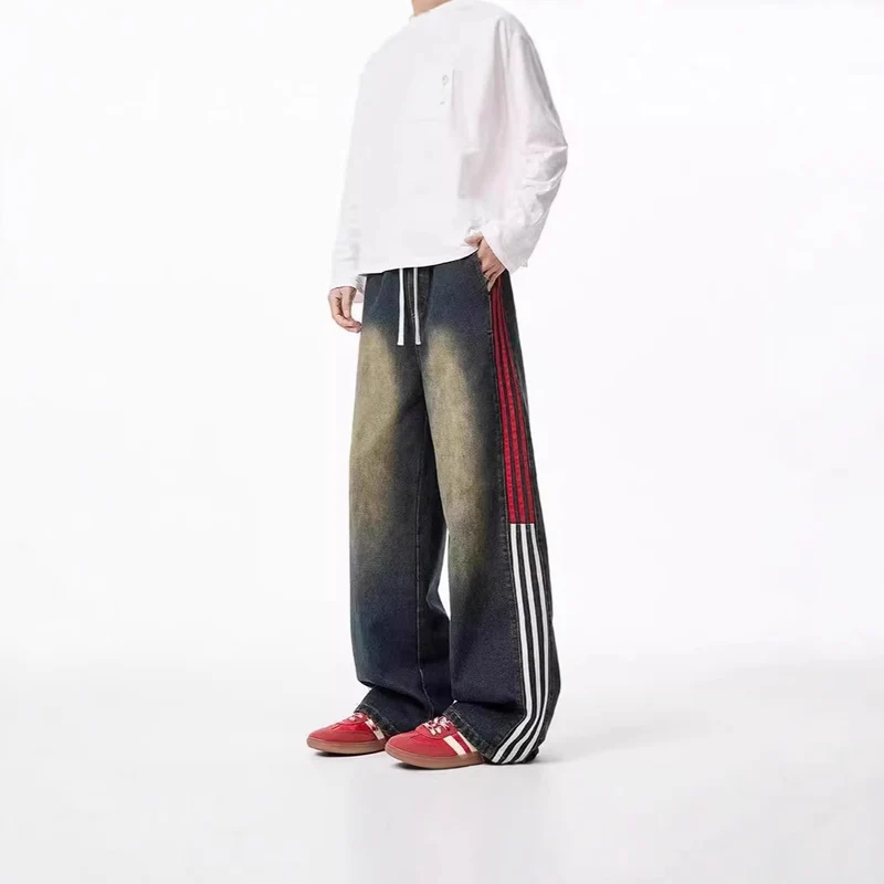 Herren Modische Baggy-Jeans Nord Taschen