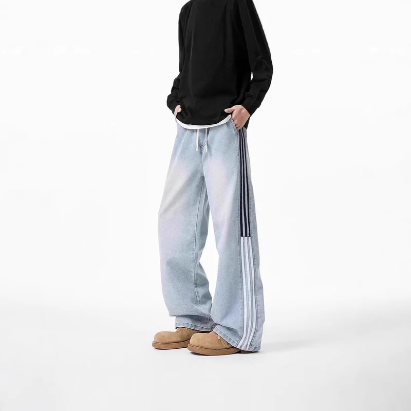 Herren Modische Baggy-Jeans Nord Taschen