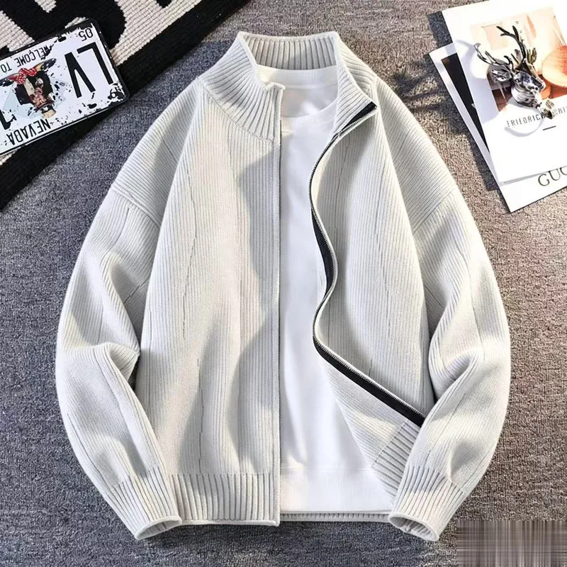 Herren Lässiger Windbreaker mit hochgeschlossenem Reißverschluss Nord Taschen