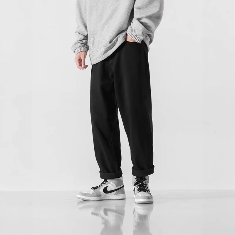 Herren Lässige Weitgeschnittene Chino-Hose Nord Taschen