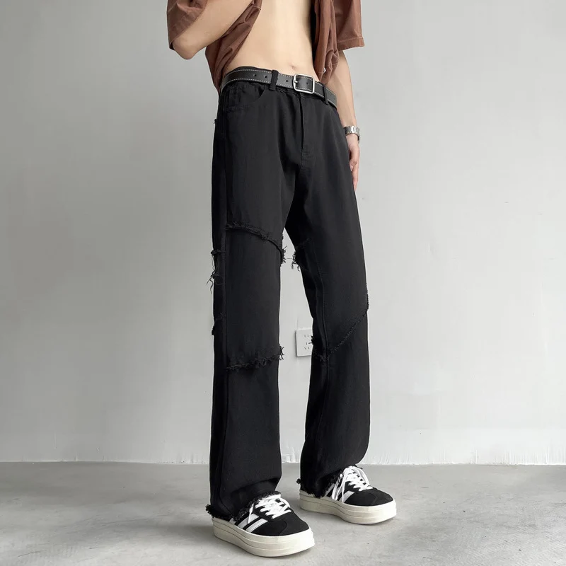 Herren Lässige Weitbein-Jeans Nord Taschen