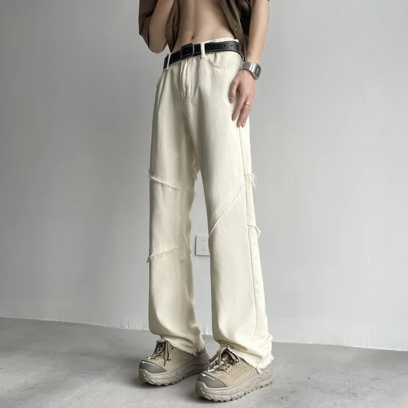 Herren Lässige Weitbein-Jeans Nord Taschen