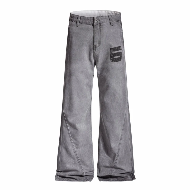 Herren Lässige Weitbein-Hosen Nord Taschen