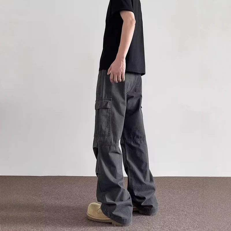 Herren Lässige Oversized Cargo-Hose Nord Taschen