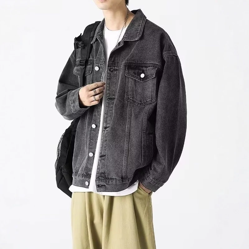 Herren Lässige Jeansjacke Nord Taschen