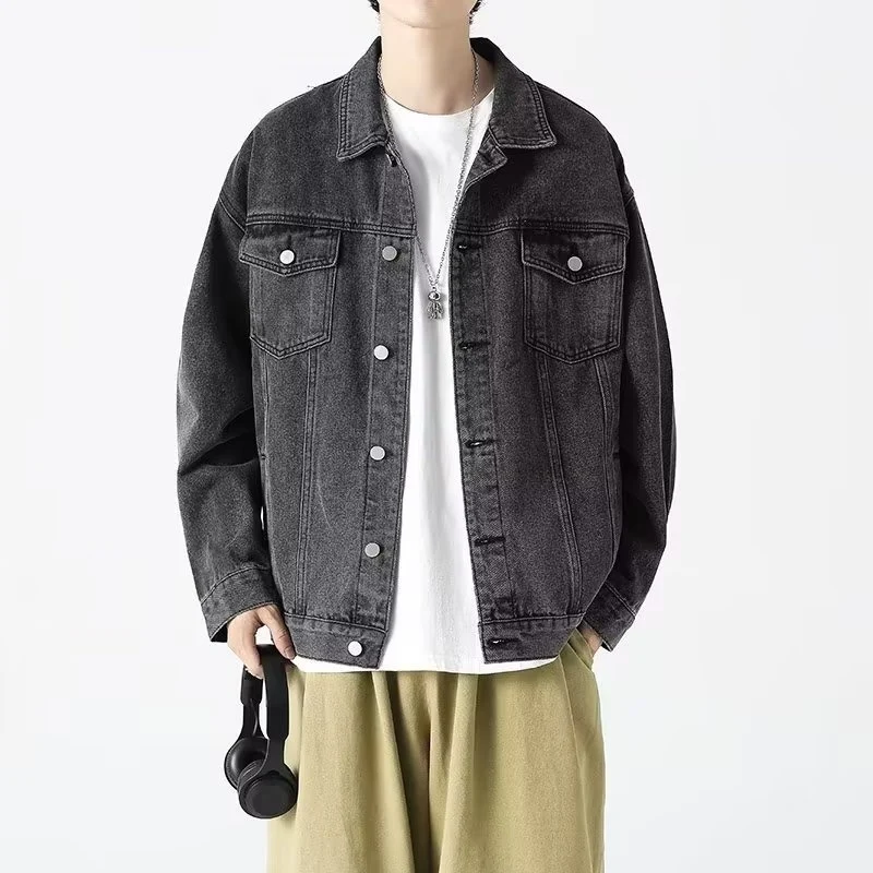 Herren Lässige Jeansjacke Nord Taschen