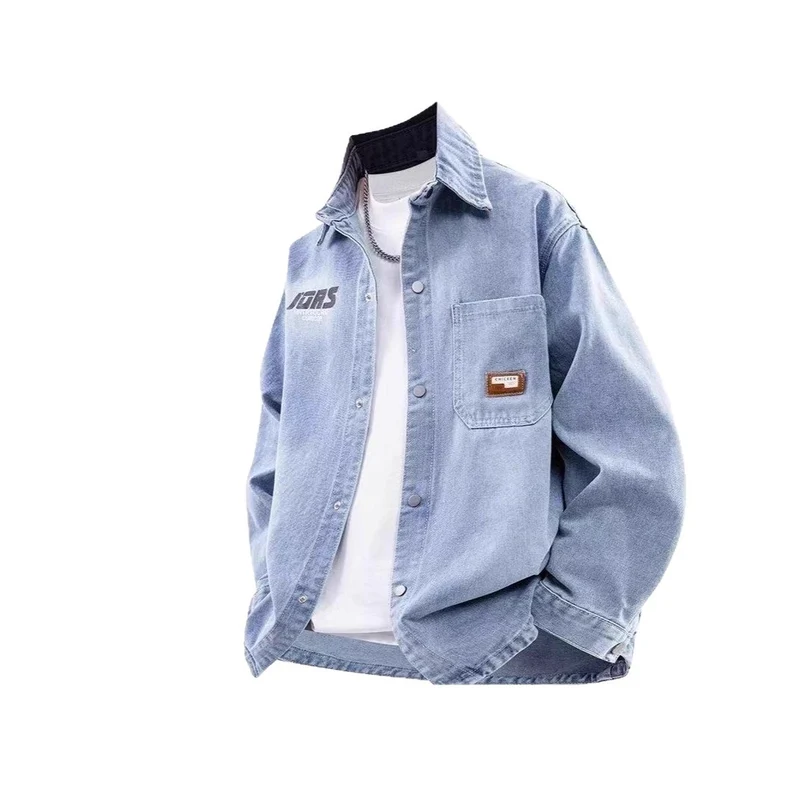 Herren Lässige Denim-Jacke Nord Taschen
