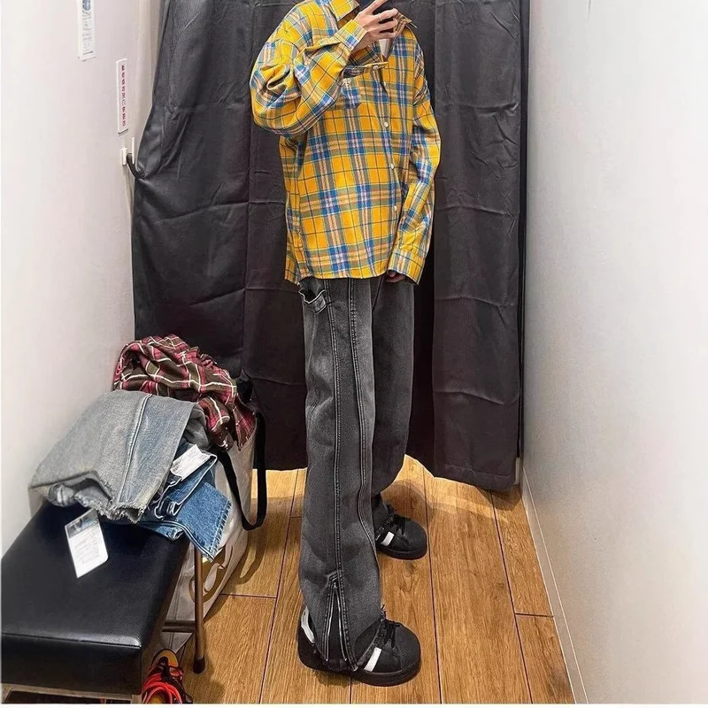 Herren Lässige Cargo-Jeans Nord Taschen