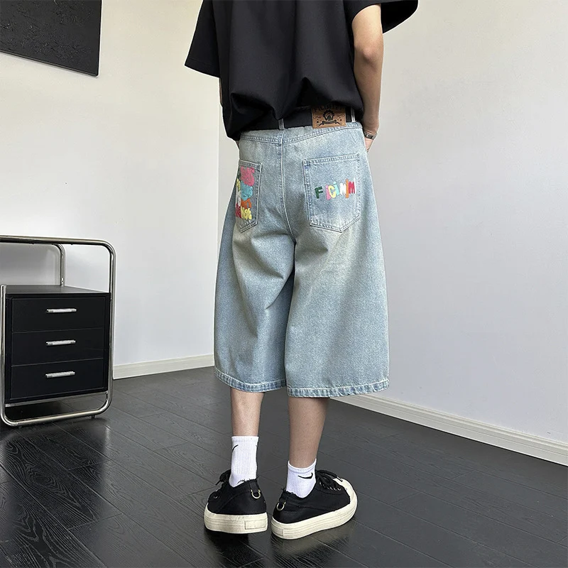 Herren Lässige Baggy-Jeans Nord Taschen