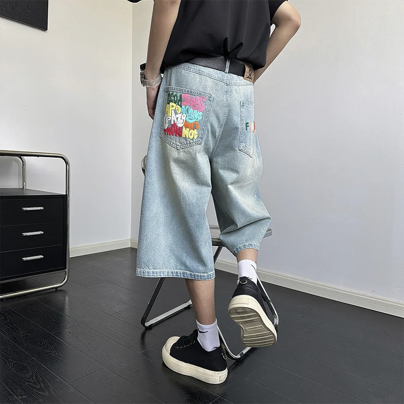Herren Lässige Baggy-Jeans Nord Taschen