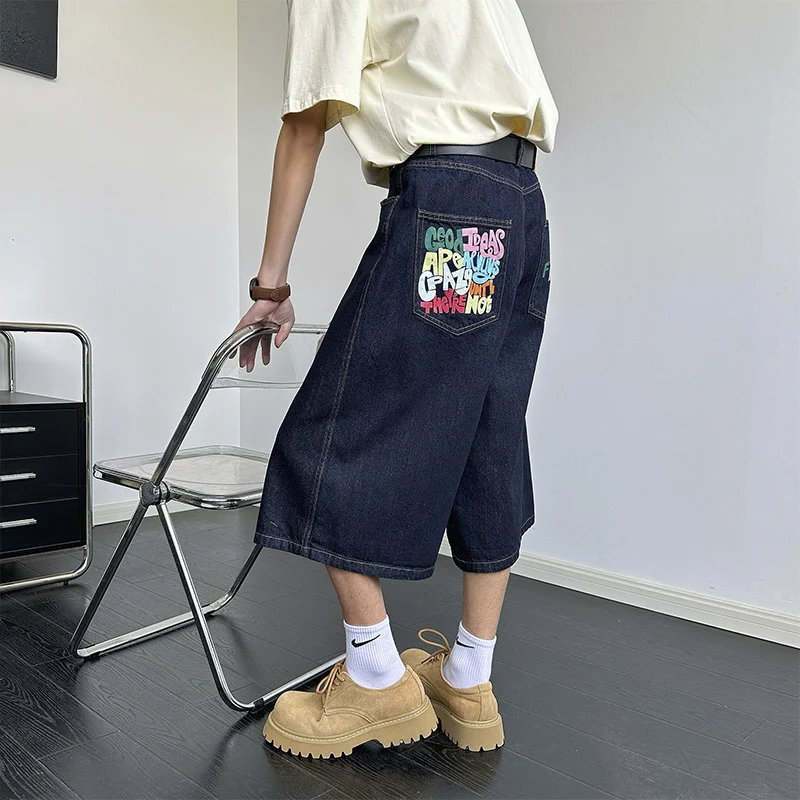 Herren Lässige Baggy-Jeans Nord Taschen
