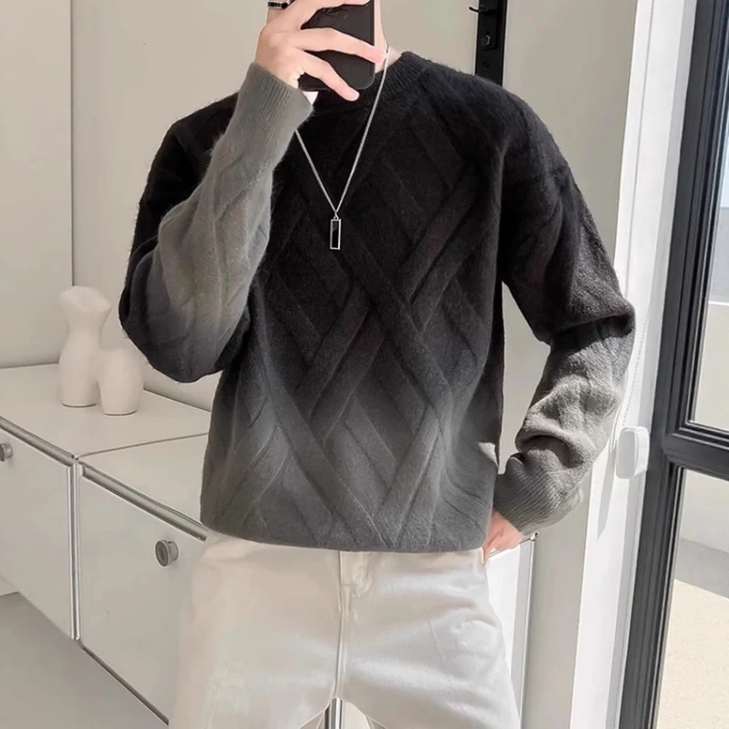 Herren Gemusterter Pullover Nord Taschen