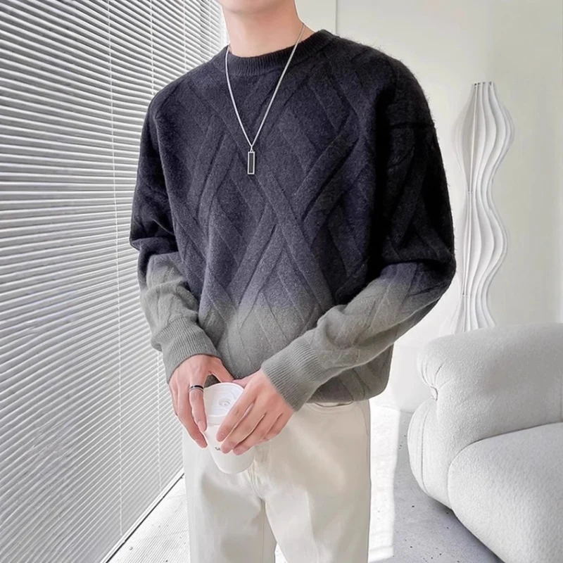 Herren Gemusterter Pullover Nord Taschen