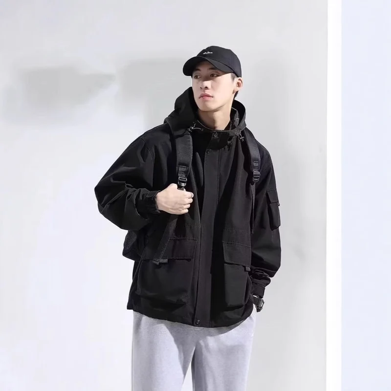 Herren Funktionale Windjacke Nord Taschen
