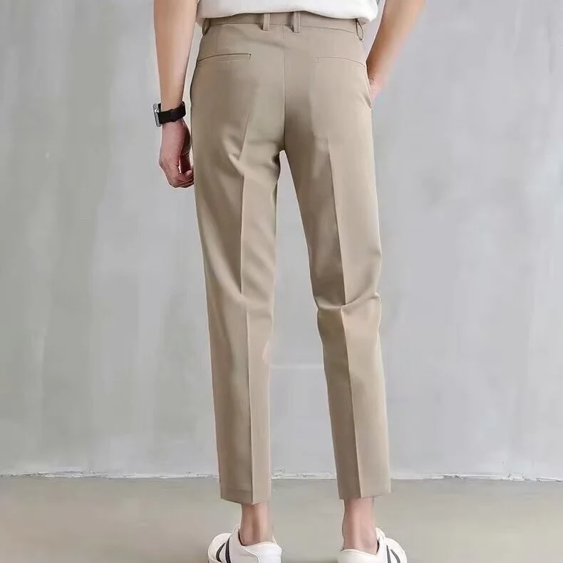 Herren Elegante Slim Fit Chino-Hose Nord Taschen