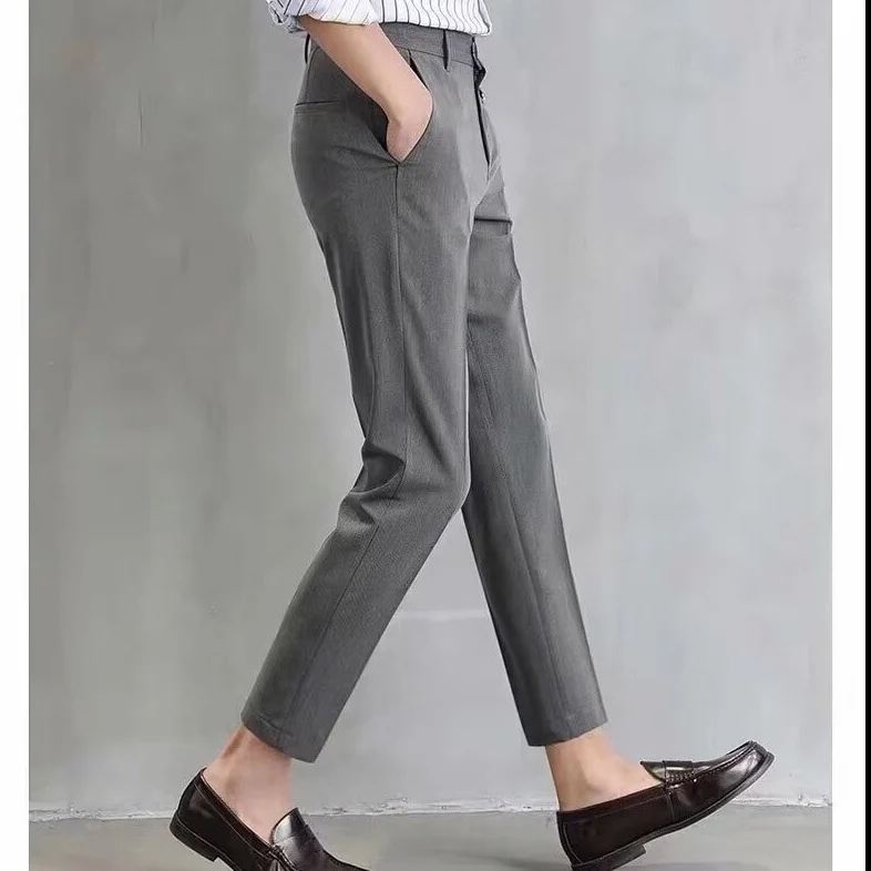 Herren Elegante Slim Fit Chino-Hose Nord Taschen