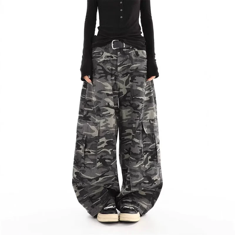 Herren Cargo-Hose im Camouflage-Design Nord Taschen