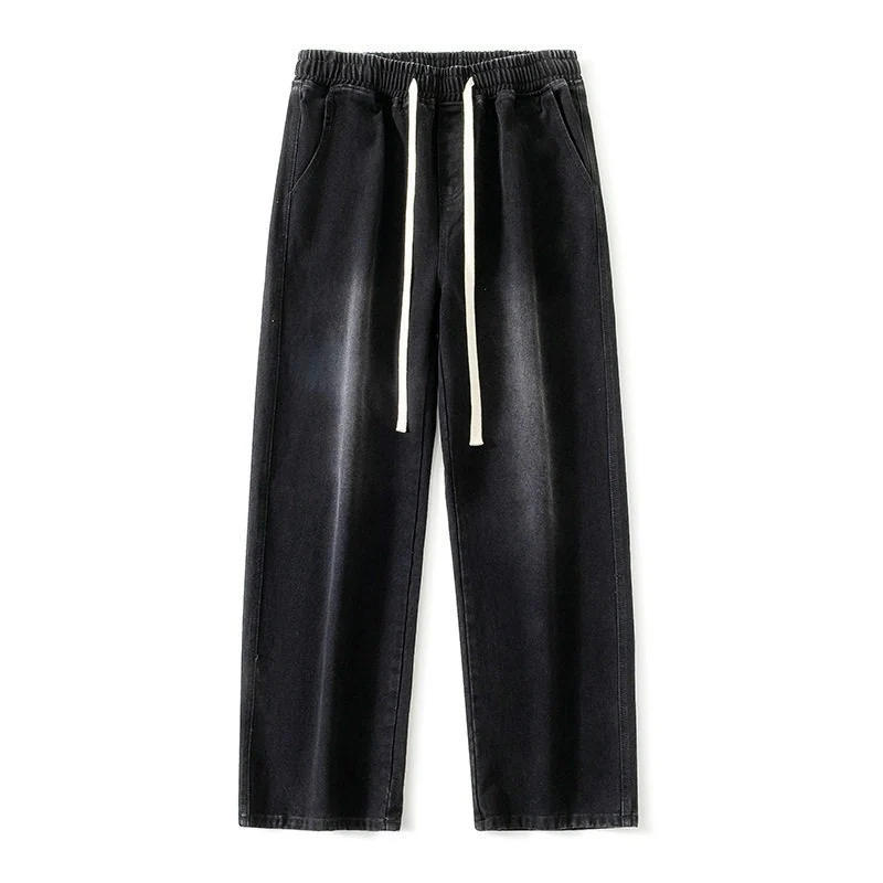 Herren Bequeme und lässige Weitgeschnittene Jeans Nord Taschen