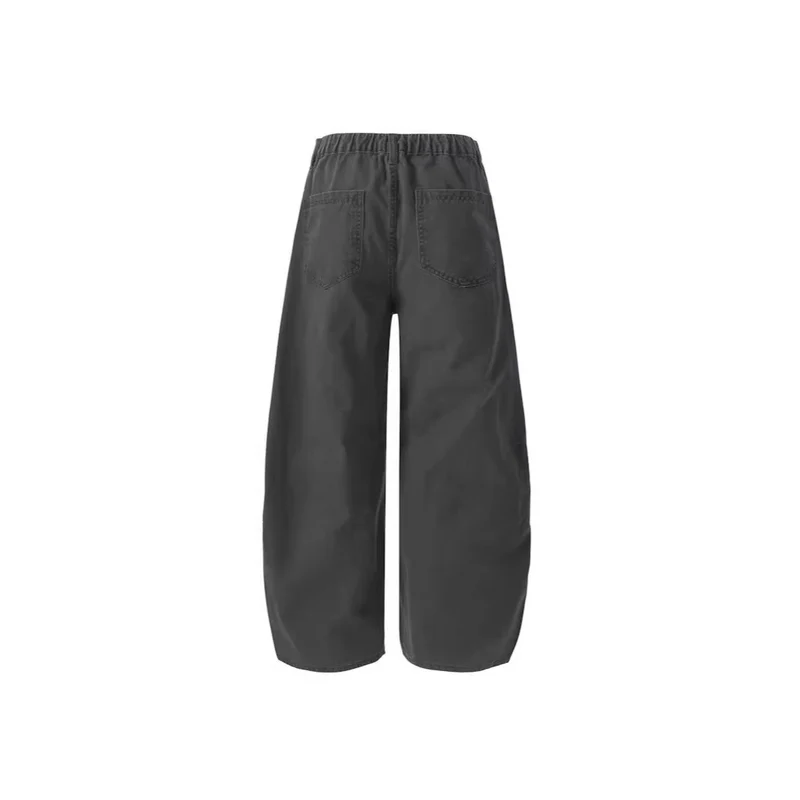 Damen Weitgeschnittene Utility-Cargo-Hose Nord Taschen