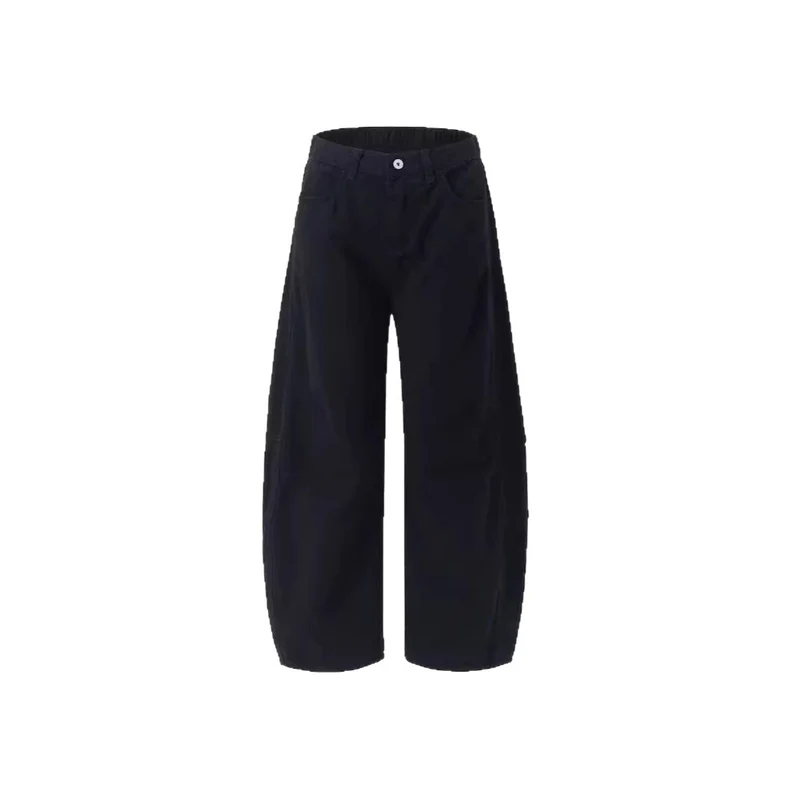Damen Weitgeschnittene Utility-Cargo-Hose Nord Taschen