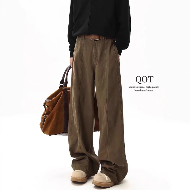 Damen Weitgeschnittene Stoffhose Nord Taschen