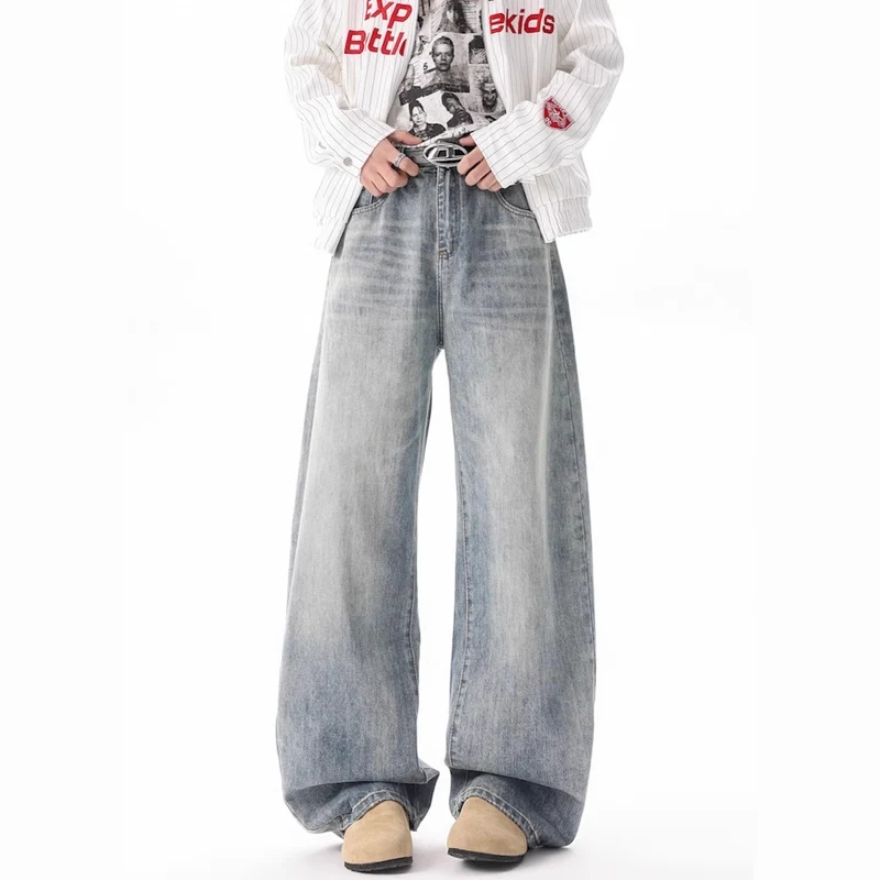 Damen Weitgeschnittene Jeans im Vintage-Stil Nord Taschen