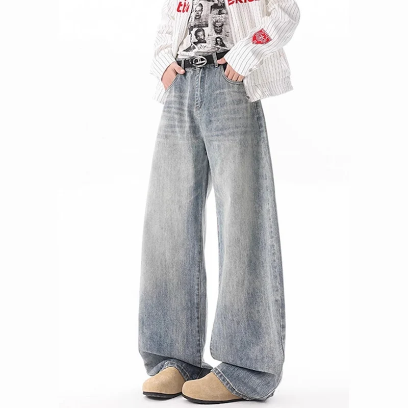 Damen Weitgeschnittene Jeans im Vintage-Stil Nord Taschen
