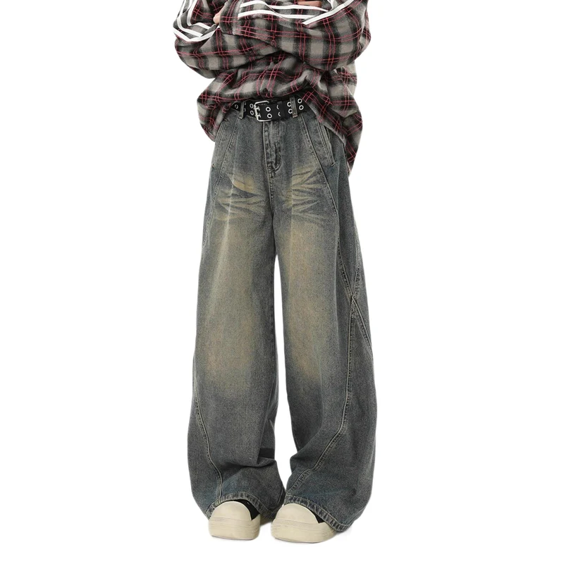 Damen Weitgeschnittene Jeans Nord Taschen
