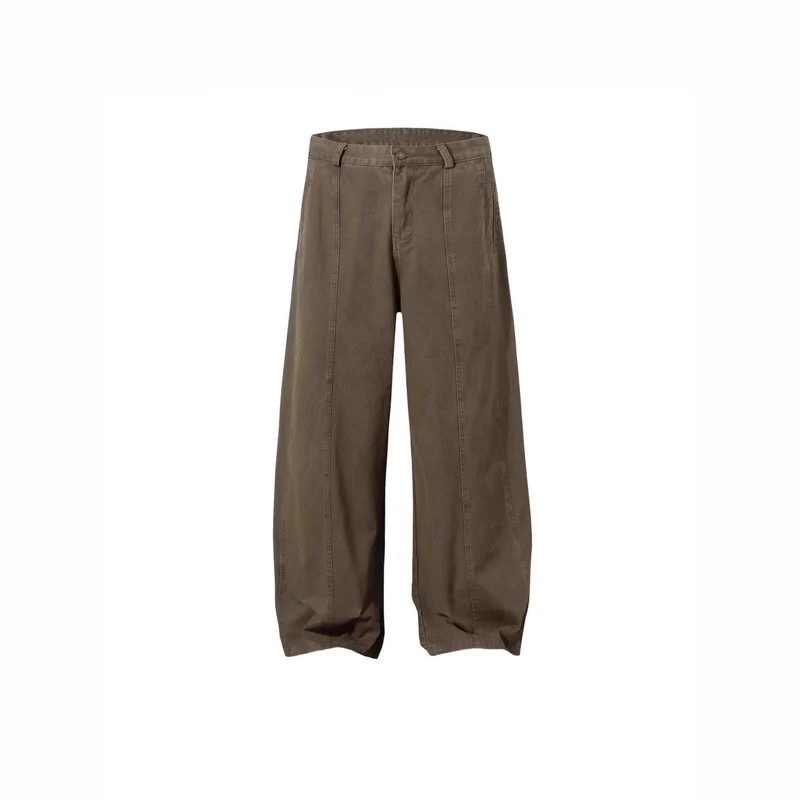 Damen Weitgeschnittene Hose mit Bundfalten Nord Taschen