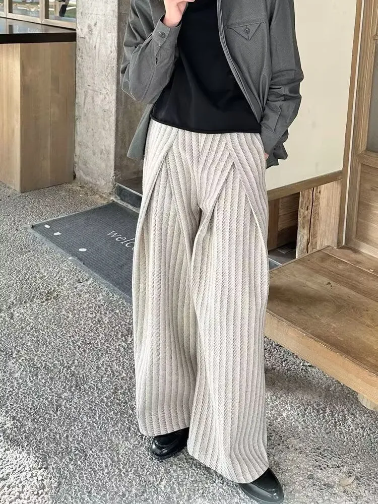 Damen Weitgeschnittene Hochtaillierte Hosen Nord Taschen