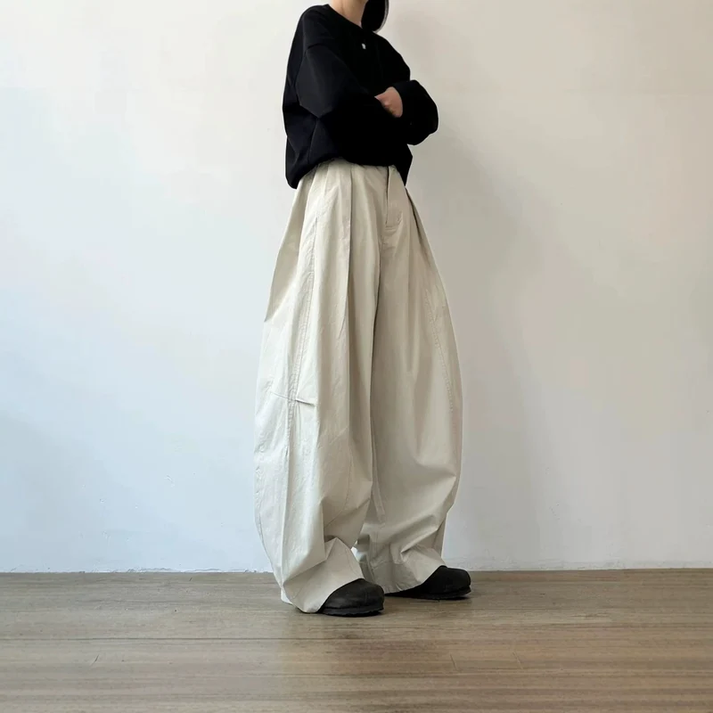 Damen Weitgeschnittene Chino-Hose Nord Taschen
