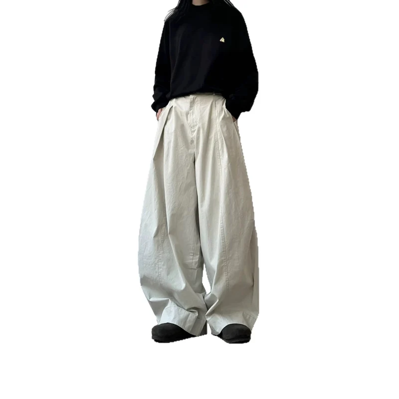 Damen Weitgeschnittene Chino-Hose Nord Taschen