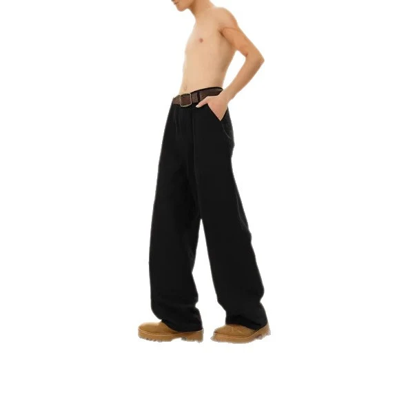 Damen Weitgeschnittene Chino-Hose Nord Taschen 1787982037