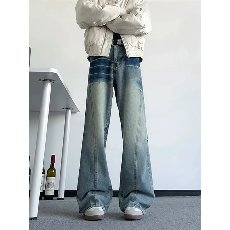 Damen weite Jeans im Vintage-Stil Nord Taschen