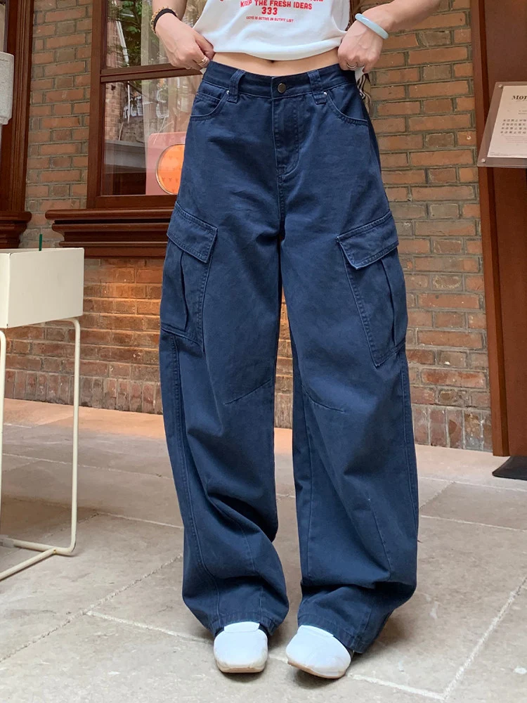 Damen Weite Cargo-Hose Nord Taschen