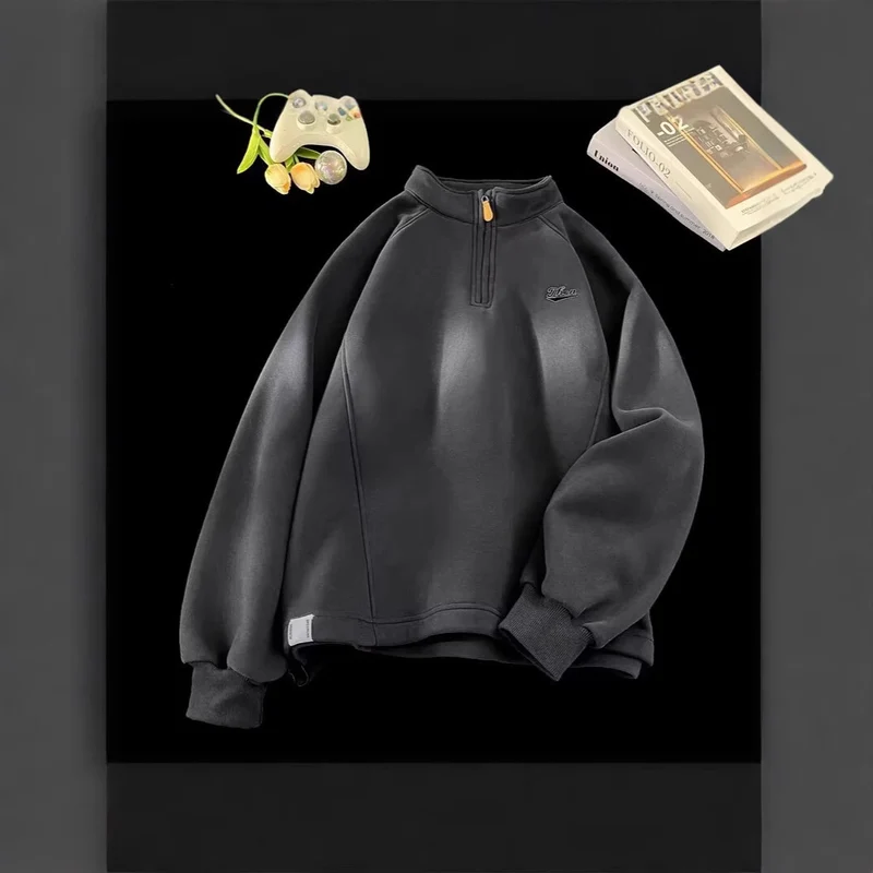 Damen Urbaner Fleece-Pullover mit Stehkragen Nord Taschen
