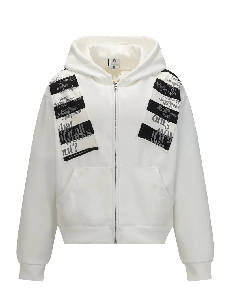 Damen Trendiger Kapuzenpullover mit grafischen Akzenten Nord Taschen