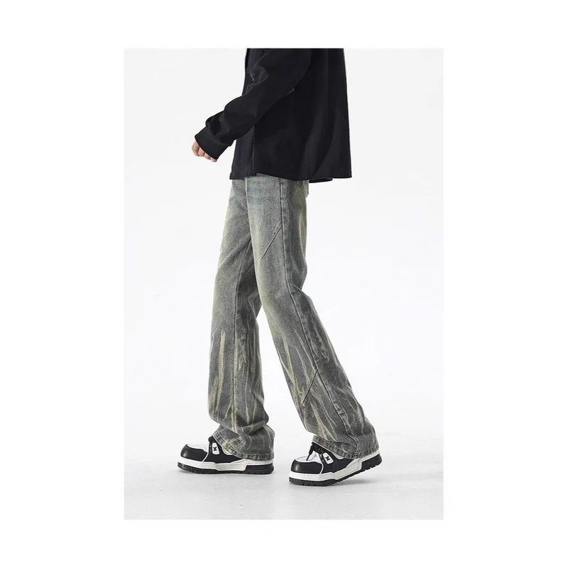 Damen Trendige Weitbein-Jeans Nord Taschen